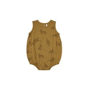 Rylee + Cru Tan Animal Print One Piece